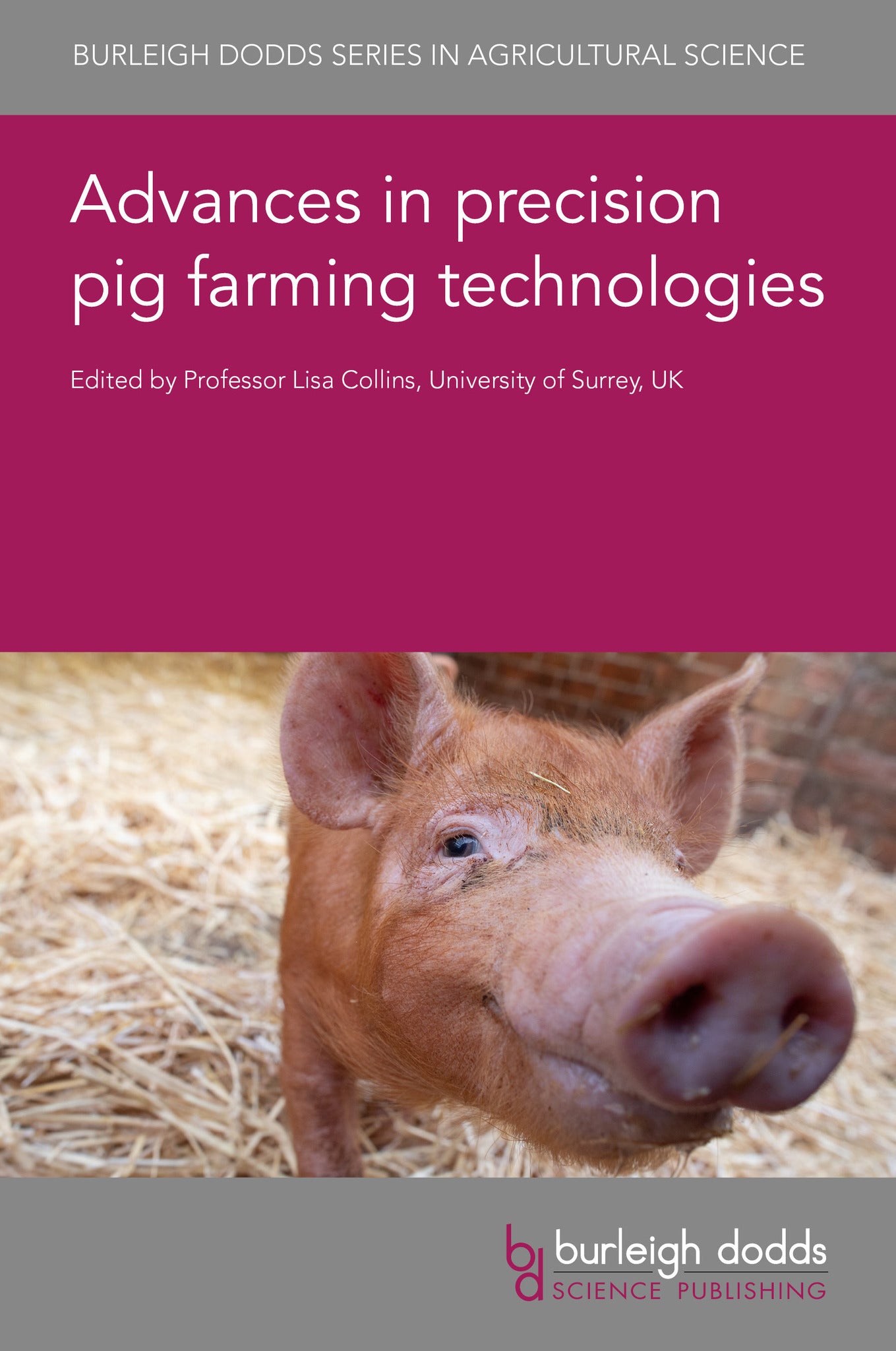 Cover image for Advances in precision pig farming technologies ISBN 9781835452721